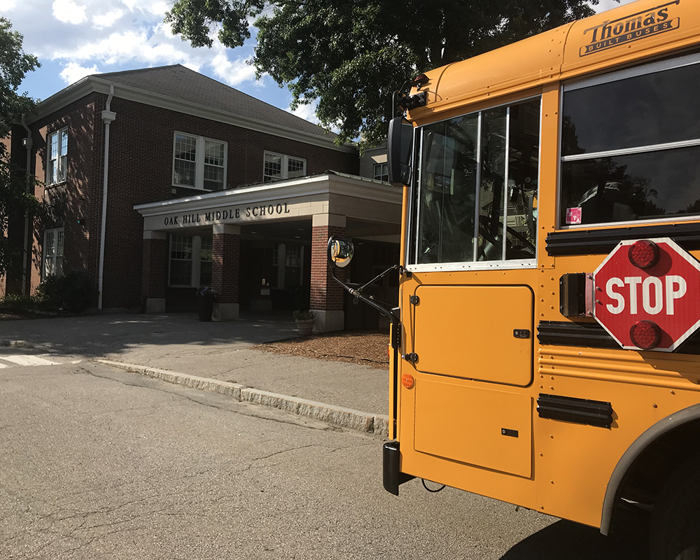 Oak Hill Middle School Bus Stop Bus Service LINX Camps Fun And
